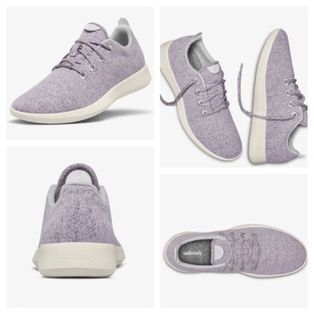 ✅ Allbirds Sneakers Wool Runners in Lilac Pitaya Purple